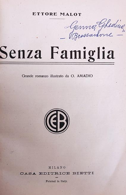 Senza Famiglia - copertina