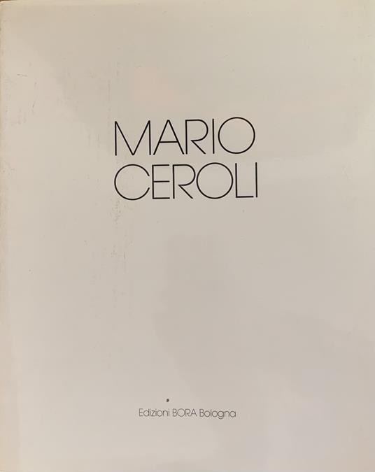 Mario Ceroli - copertina