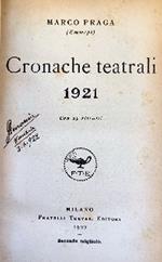 Cronache Teatrali 1921