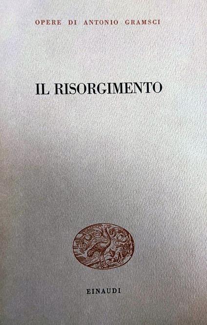 Il Risorgimento - Antonio Gramsci - copertina