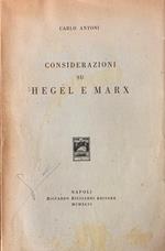 Considerazioni Su Hegel E Marx