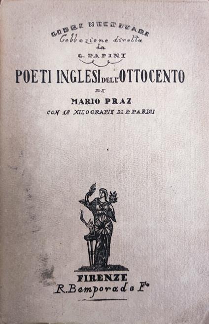 Poeti Inglesi Dell'Ottocento - Mario Praz - copertina