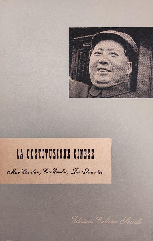 Costituzione Cinese - copertina