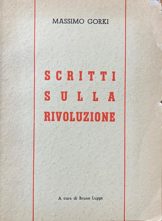 Scritti Sulla Rivoluzione - Massimo Gori - copertina