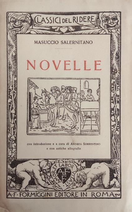 Novelle - Masuccio Salernitano - copertina
