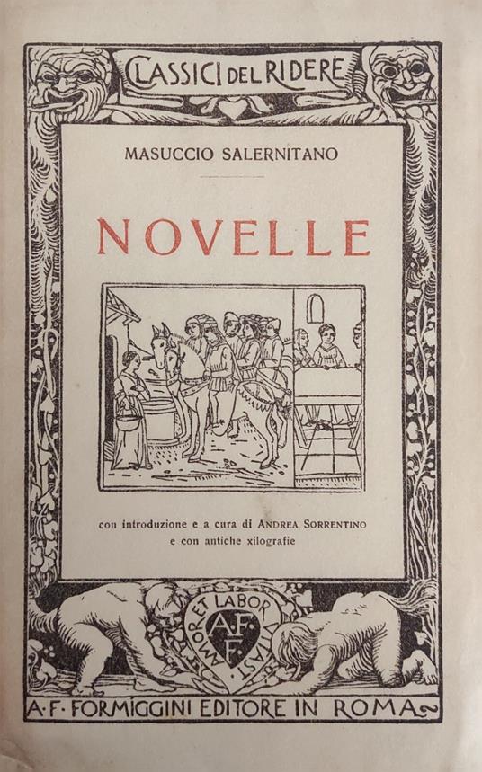 Novelle - Masuccio Salernitano - copertina