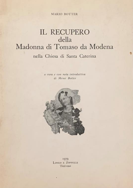Il Recupero Della Madonna Di Tomaso Da Modena - copertina