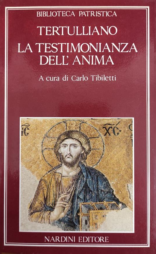 La Testimonianza Dell'Anima - Quinto S. Tertulliano - copertina