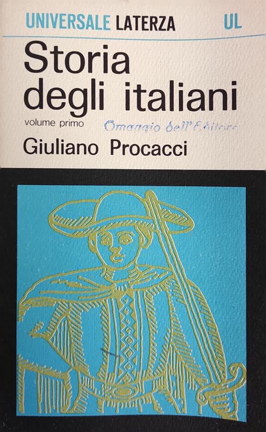 Storia Degli Italiani - Giuliano Procacci - copertina