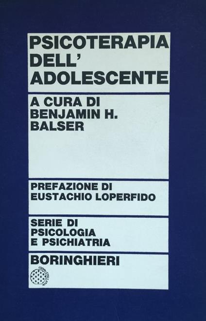 Psicoterapia Dell'Adolescente - copertina