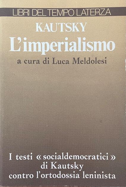 L' Imperialismo - Karl Kautsky - copertina