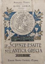 Le Scienze Esatte Nell'Antica Grecia