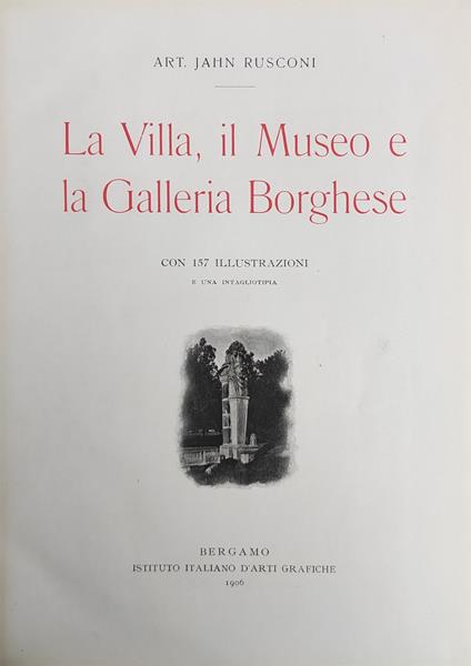 La Villa, Il Museo E La Galleria Borghese - copertina
