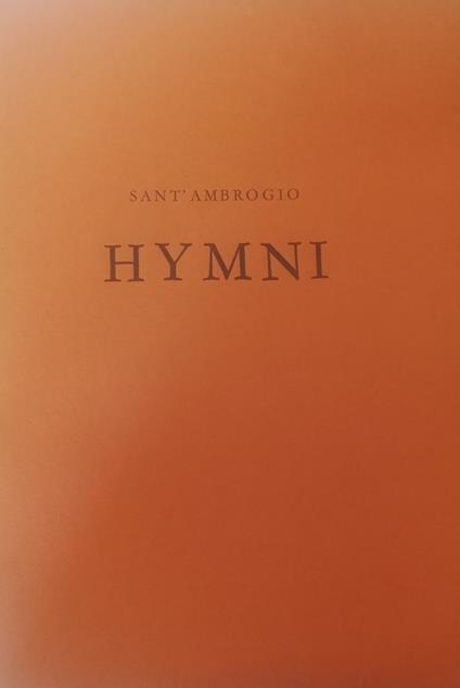 Hymni - Ambrogio (sant') - copertina