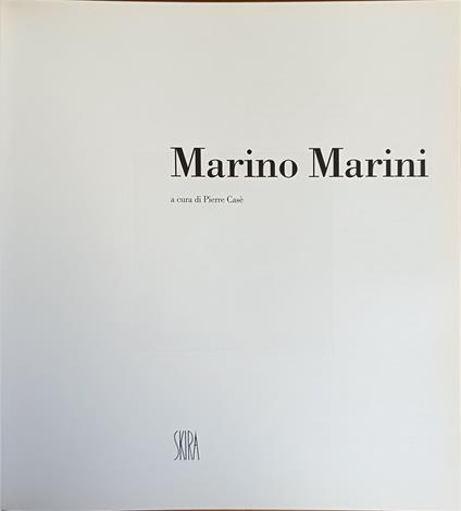 Marino Marini - copertina