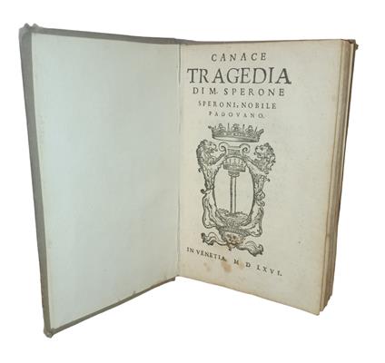 Canace Tragedia - Sperone Speroni - copertina