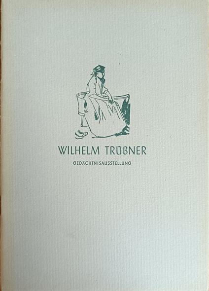 Wilhelm Trubner - copertina