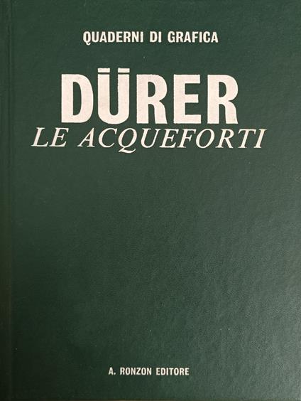 Durer. Le Acqueforti - copertina