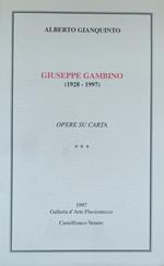 Giuseppe Gambino (1928-1997). Opere Su Carta