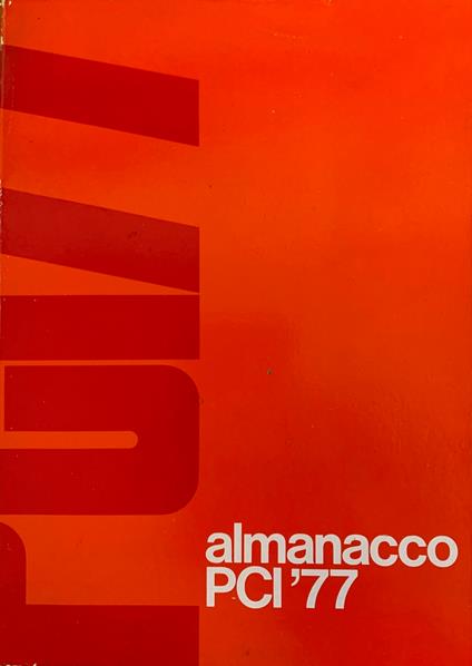 Almanacco Pci '77 - copertina