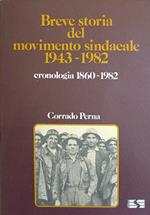 Breve Storia Del Movimento Sindacale 1943 - 1982. Cronologia 1860 - 1982