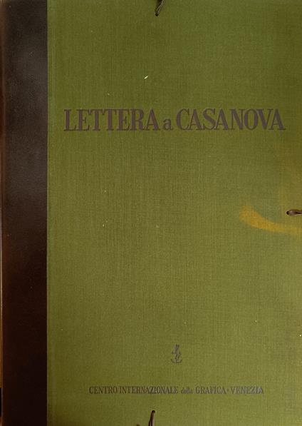 Lettere A Casanova - copertina
