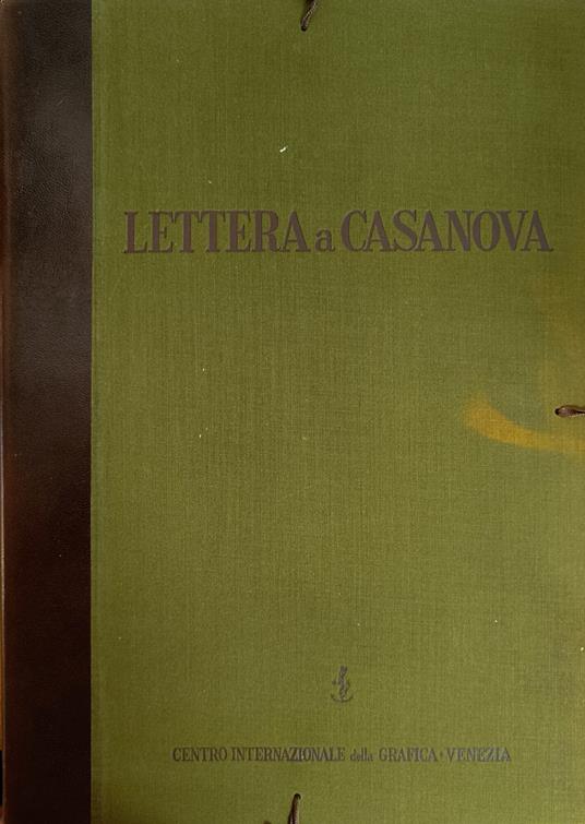 Lettere A Casanova - copertina