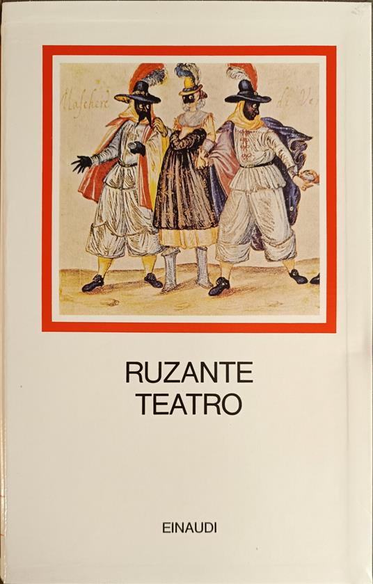 Teatro - Ruzante - copertina
