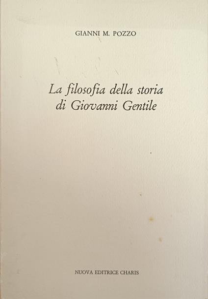 La Filosofia Della Storia Di Giovanni Gentile - copertina