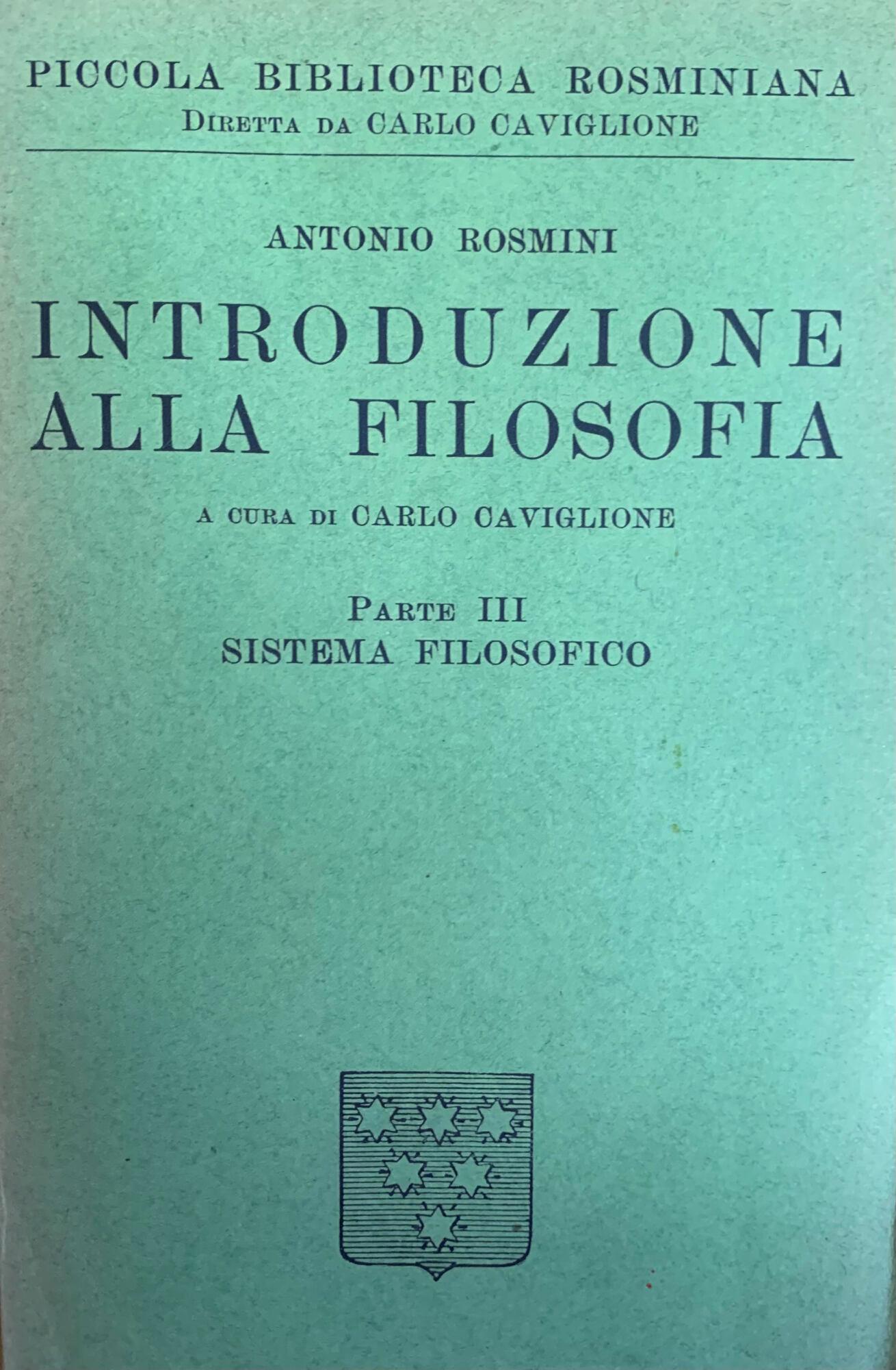 Introduzione Alla Filosofia