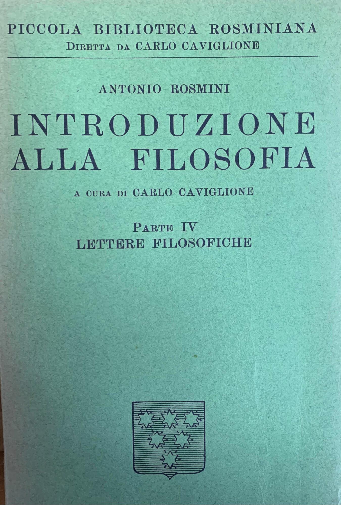 Introduzione Alla Filosofia