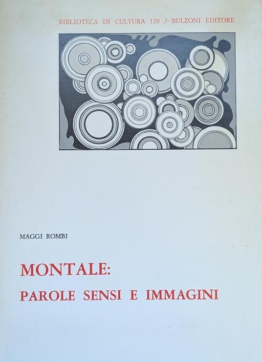 Montale: Parole Sensi E Immagini - copertina