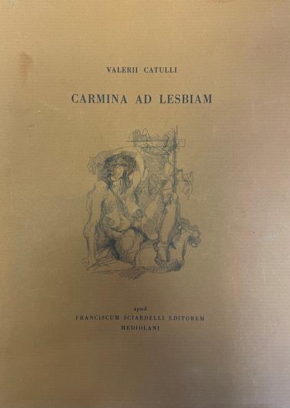 Carmina Ad Lesbiam - copertina