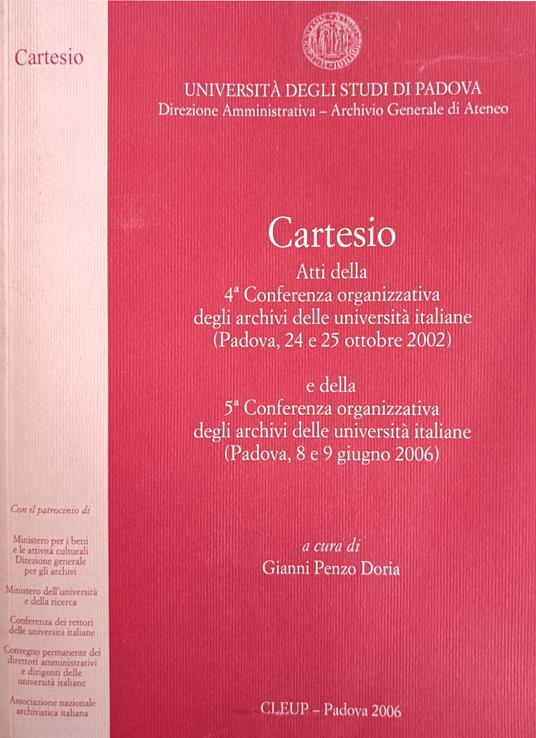 Cartesio - copertina