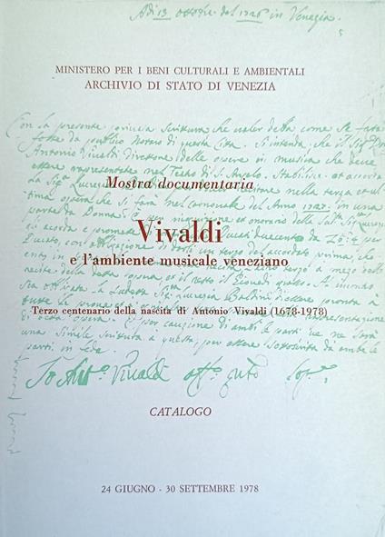 Vivaldi E L'Ambiente Veneziano - copertina
