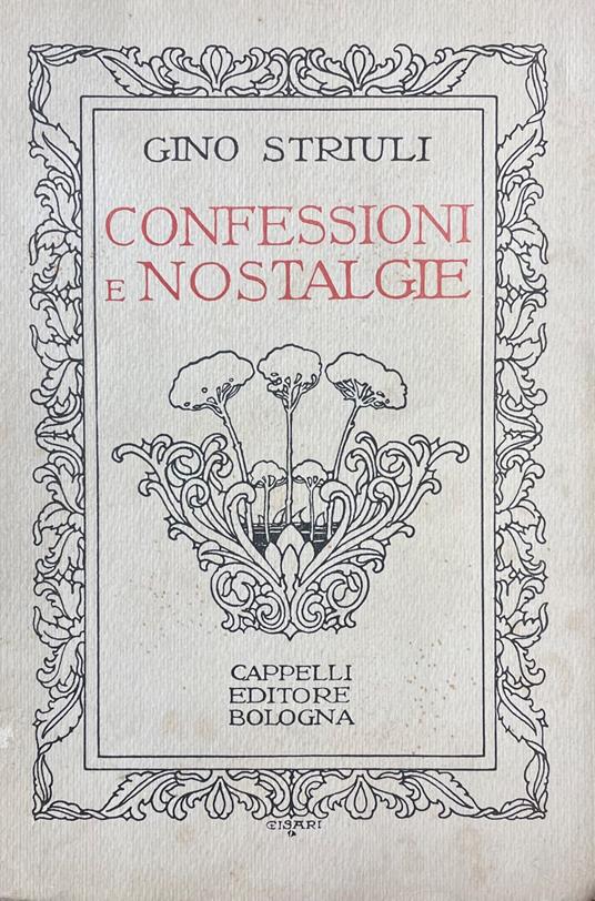 Confessioni E Nostalgie - copertina