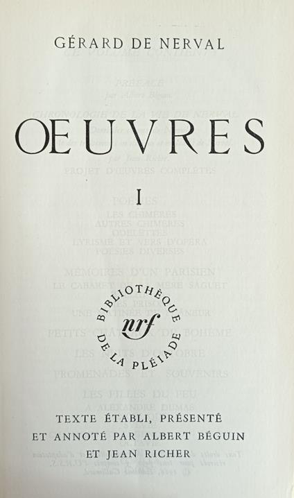 Oeuvres - copertina