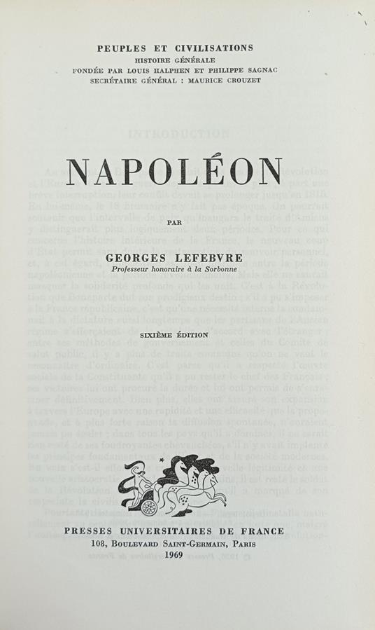 Napoleon - Georges Lefebvre - copertina
