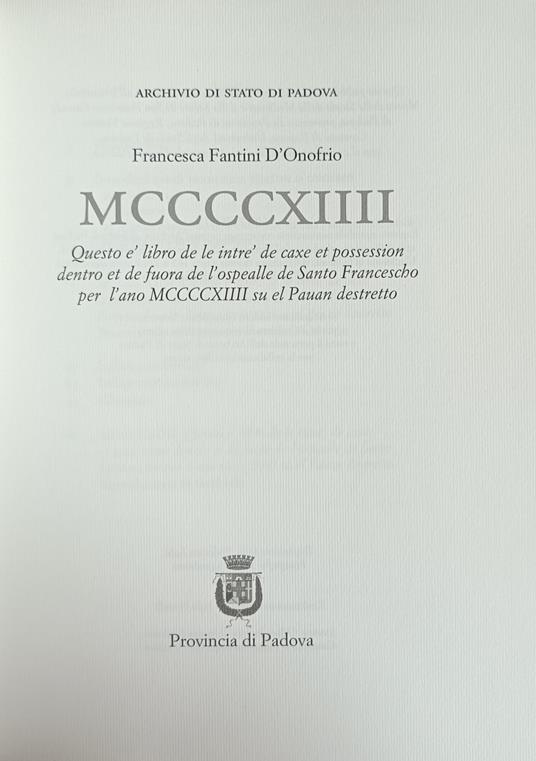 Mccccxiiii - copertina