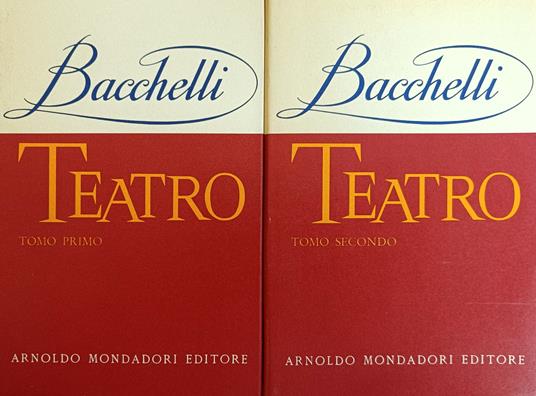 Teatro - Riccardo Bacchelli - copertina