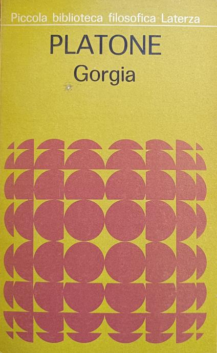 Gorgia - Platone - copertina