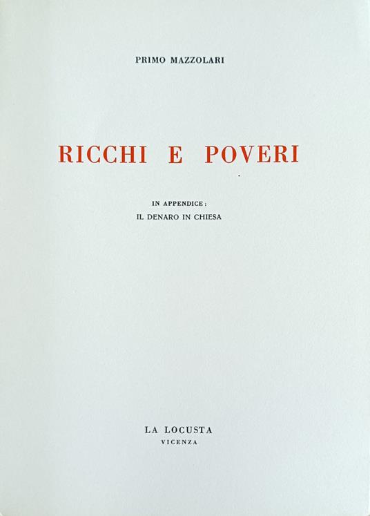 Ricchi E Poveri - Primo Mazzolari - copertina