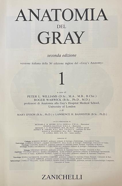 Anatomia Del Gray - copertina
