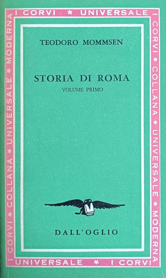 Storia Di Roma - Theodor Mommsen - copertina