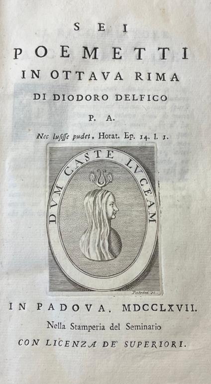 Sei Poemetti In Ottava Rima - copertina