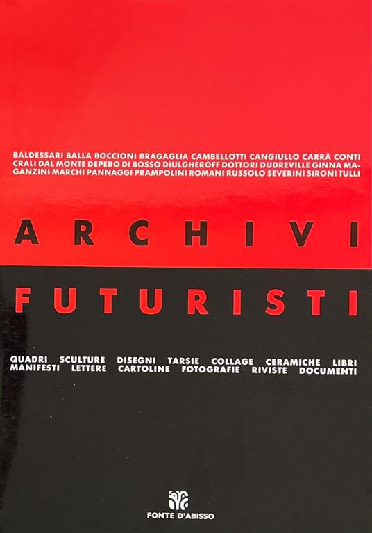 Archivi Futuristi - Mario Verdone - copertina