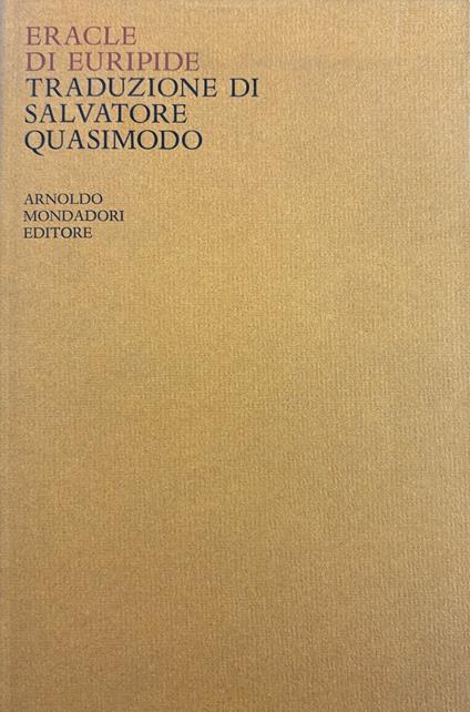 Eracle - Euripide - copertina