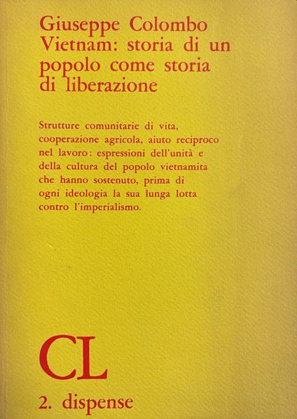 Vietnam: Storia Di Un Popolo Come Storia Di Liberazione - Giuseppe Colombo - copertina