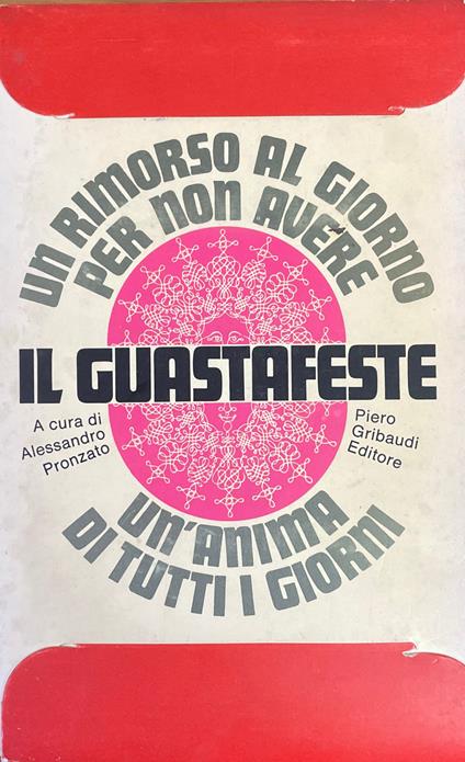 Il Guastafeste. Breviario Di Rimorsi - copertina