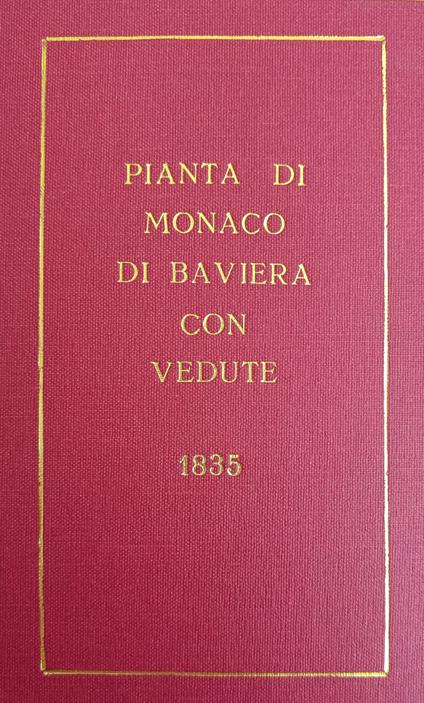 Pianta Di Monaco Di Baviera Con Vedute - copertina